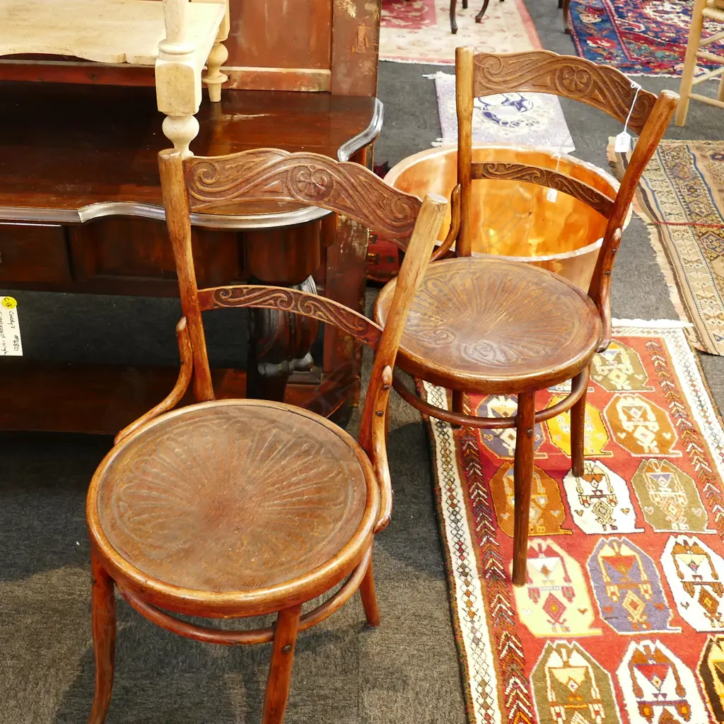 PR. ANTIQUE BENTWOOD CHAIRS Image 1++