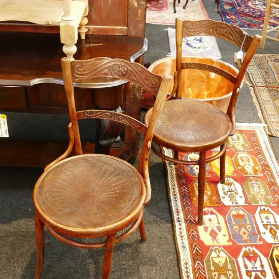 PR. ANTIQUE BENTWOOD CHAIRS