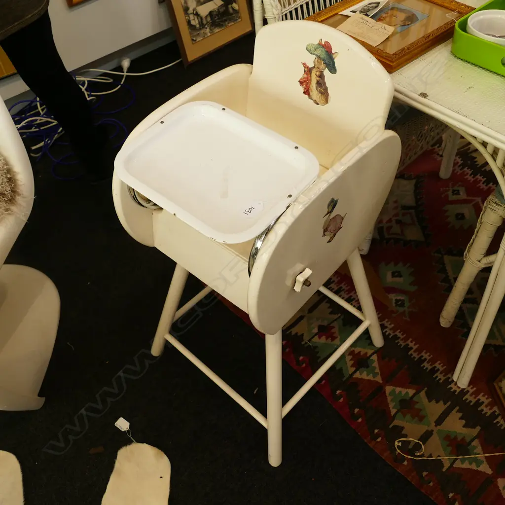 LA LOLI BROS HIGH CHAIR AS EXHIBITED 1950S ART GALLERY SHOW 1992/93  Image 1++