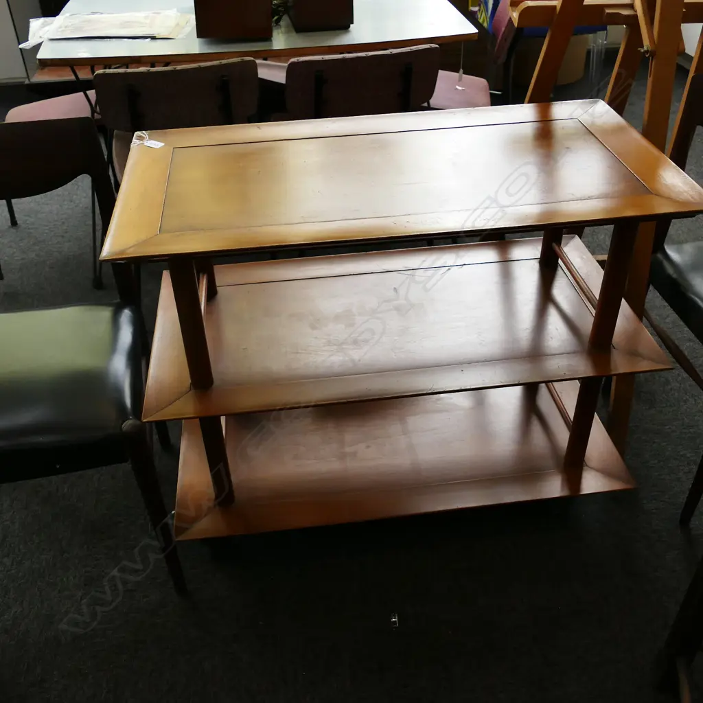 2 TIER RETRO SHELVES 750MM H 910MM L Image 1++