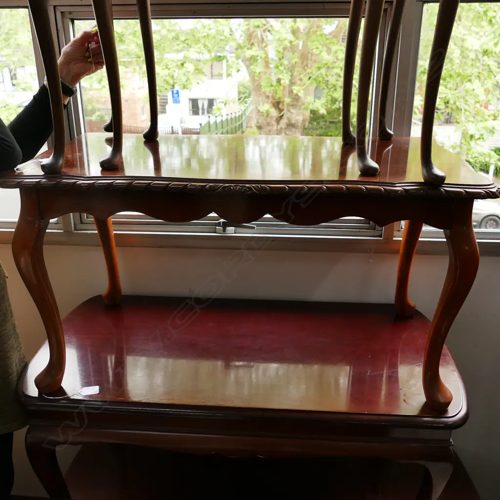 MAHOGANY COFFEE TABLE L 800 MM Image 1++