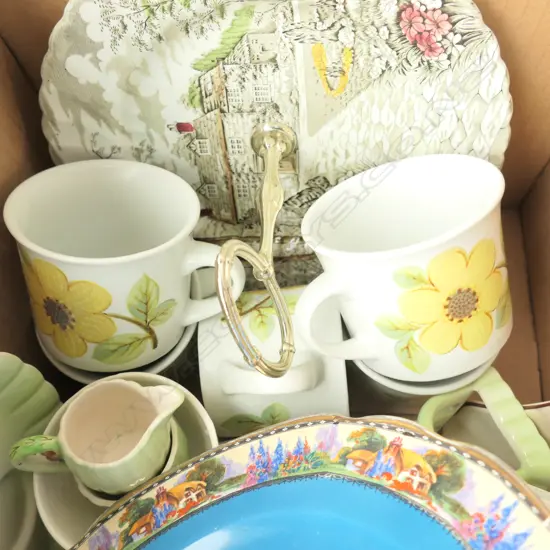 LOT ASST CHINA DOULTON/BRENTLEIGH WARE ETC