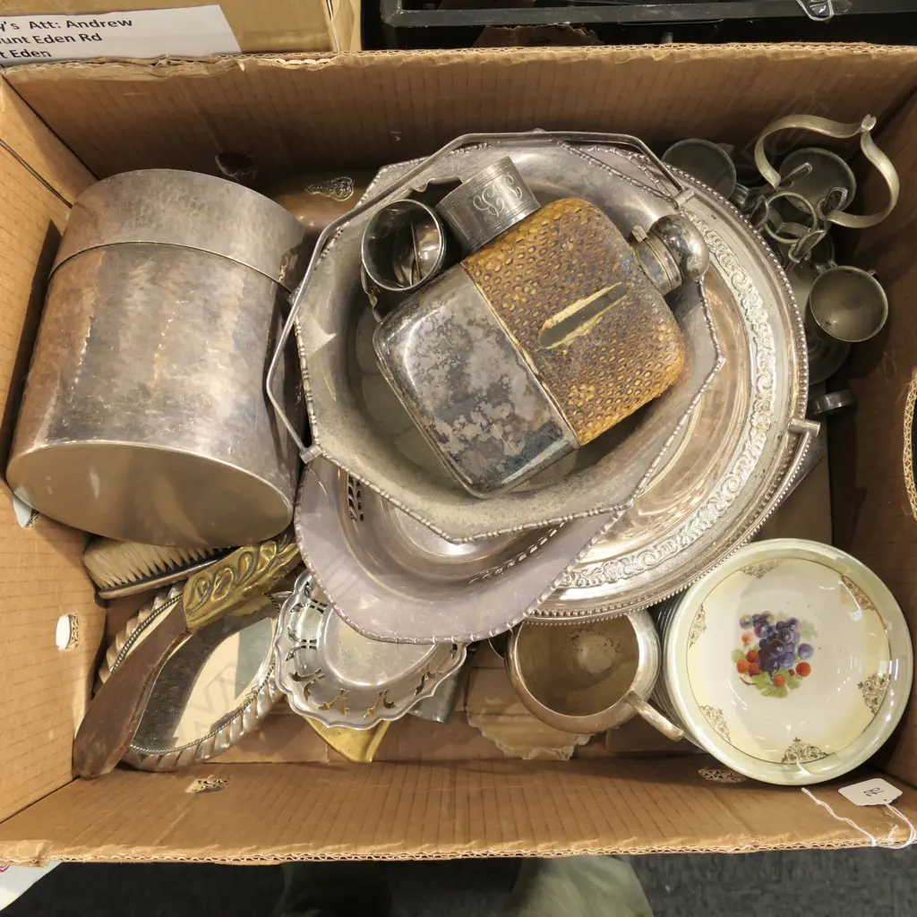 BOX S/PLATE, HIP FLASK, BARREL ETC Image 1++