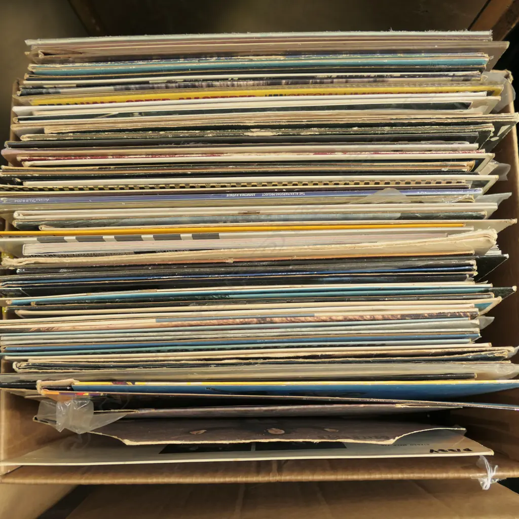 BOX OF RECORDS - KINKS / BEATLES / ROLLING STONES ETC Image 1++