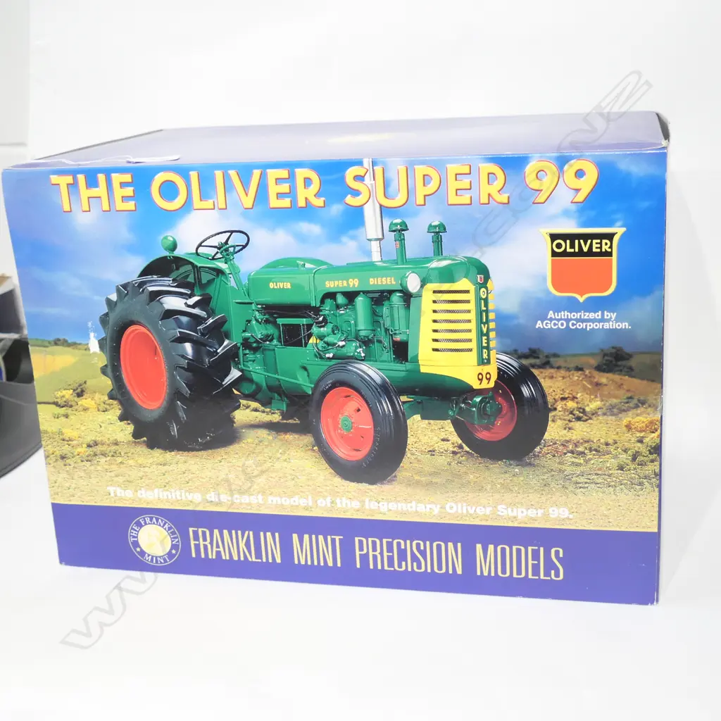 FRANKLIN MINT DIE CART TRACTOR MODEL 1:12, "THE OLIVIER SUPER 99" Image 1++