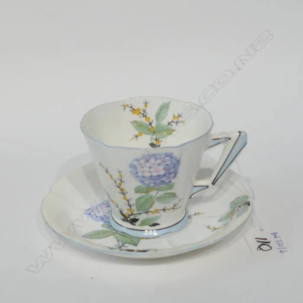ROYAL ALBERT HYDRANGEA CUP AND SAUCER Image 1++