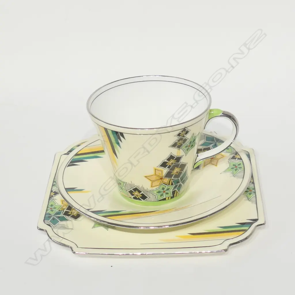 AYNSLEY ART DECO TRIO Image 1++