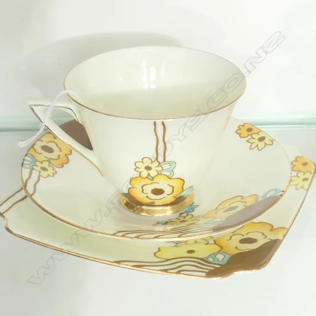 ROYAL DOULTON GLAMIS ART DECO TRIO Image 1++
