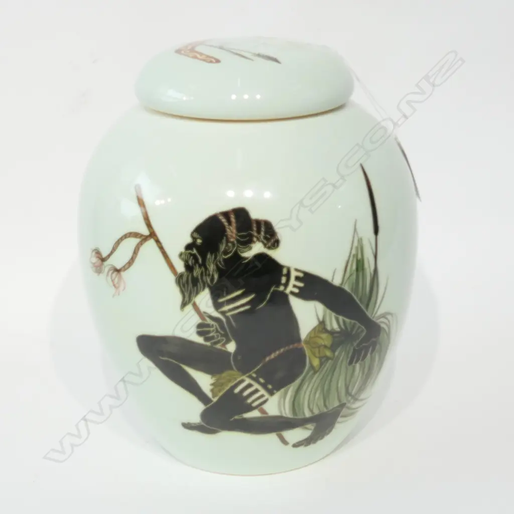 MARTIN BOYD AUSTRALIAN GINGER JAR 200MM H Image 1++