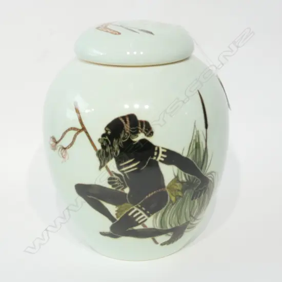 MARTIN BOYD AUSTRALIAN GINGER JAR 200MM H