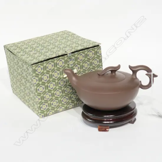 YIXING WARE TEAPOT IN BOX