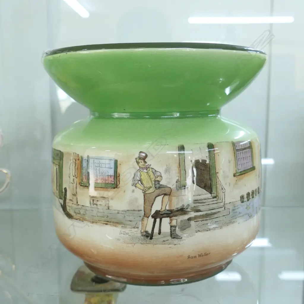 ROYAL DOULTON DICKENS WARE SPITTOON BOWL D. 190MM.  Image 1++
