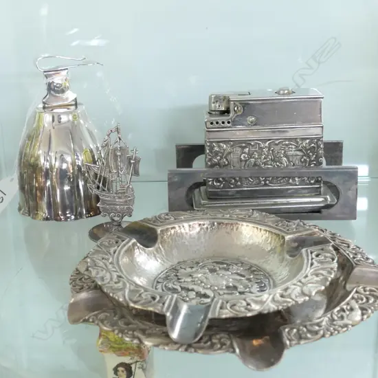 6 PCES MARKED CONTINENTAL SILVER