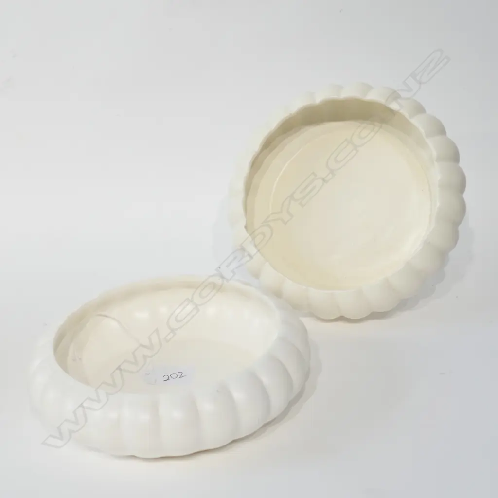 2 CROWN LYNN DISHES DIA. 180MM Image 1++