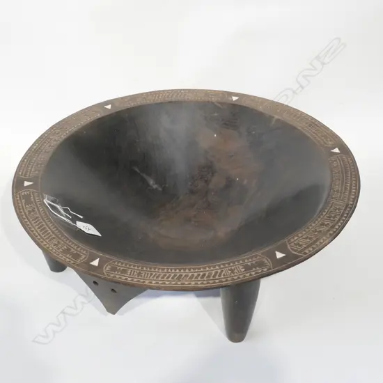 LGE PACIFIC ISLAND CARVER BOWL 420MM  DIAMETER