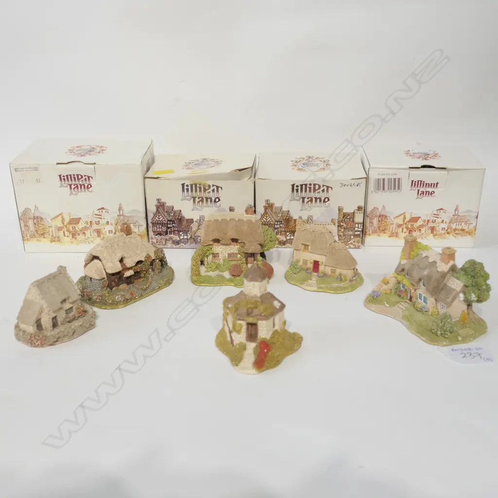 6 PCS LILLIPUT LANE (4 W/ BOXES)  Image 1++