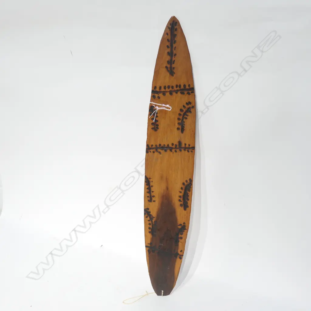 Australian Aboriginal old bullroarer from the Pidjinjarra Tribe Image 1++