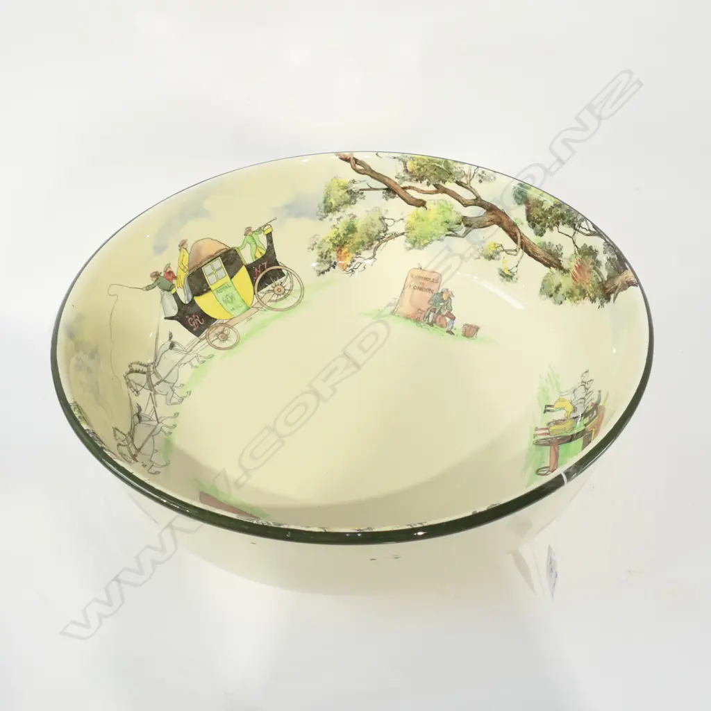 ROYAL DOULTON SERIES WARE BOWL. D. 380MM Image 1++