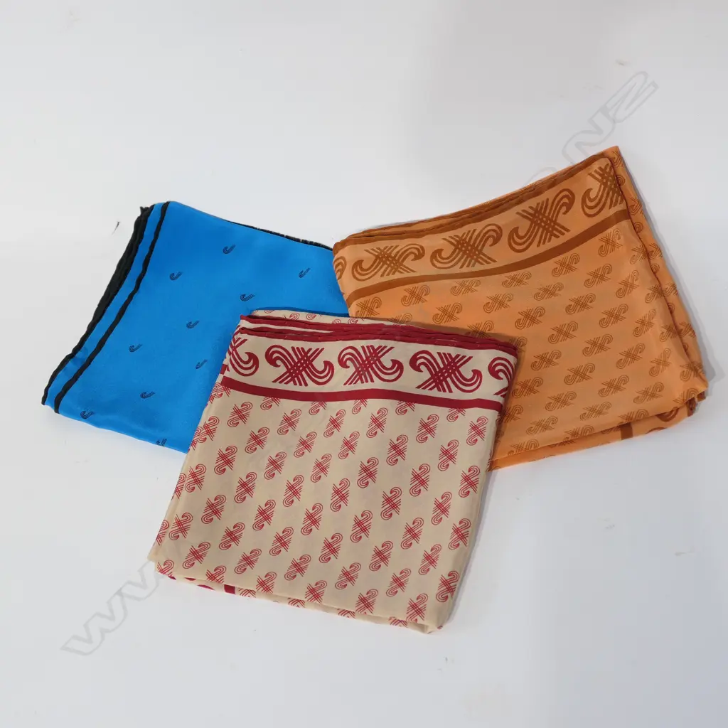 3 JAEGER SILK SCARVES Image 1++