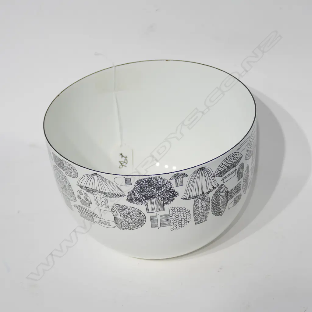 FINEL ENAMEL BOWL MADE IN FINLAND 140MM H 210 DIA Image 1++
