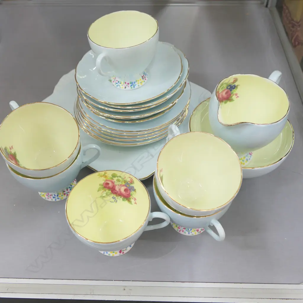 FOLEY 6 PLACE TEA SERVICE Image 1++