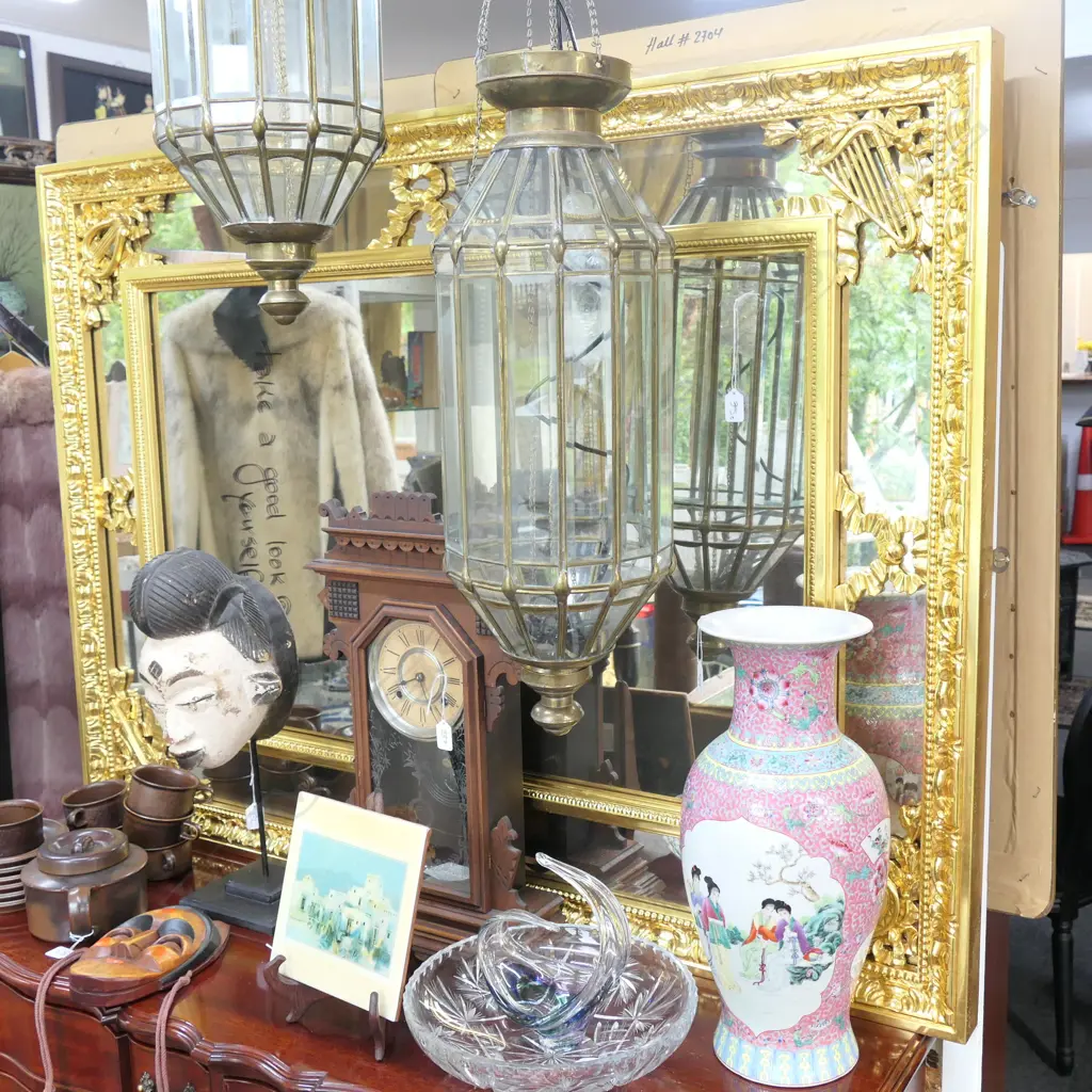 LARGE GILT FRAMED MIRROR 1400 X 1050  Image 1++