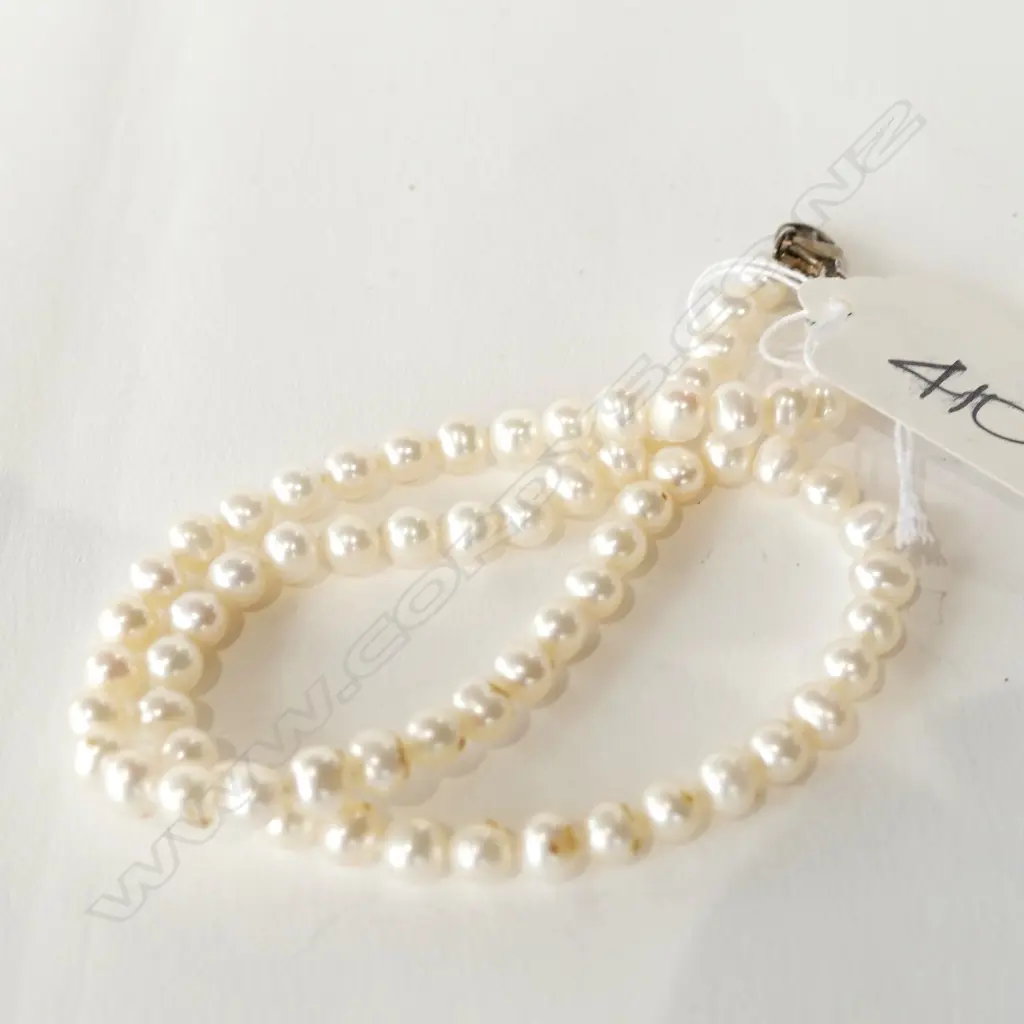 CULTURED PEARL NECKLACE TO BE INSPECTED VAL? Image 1++