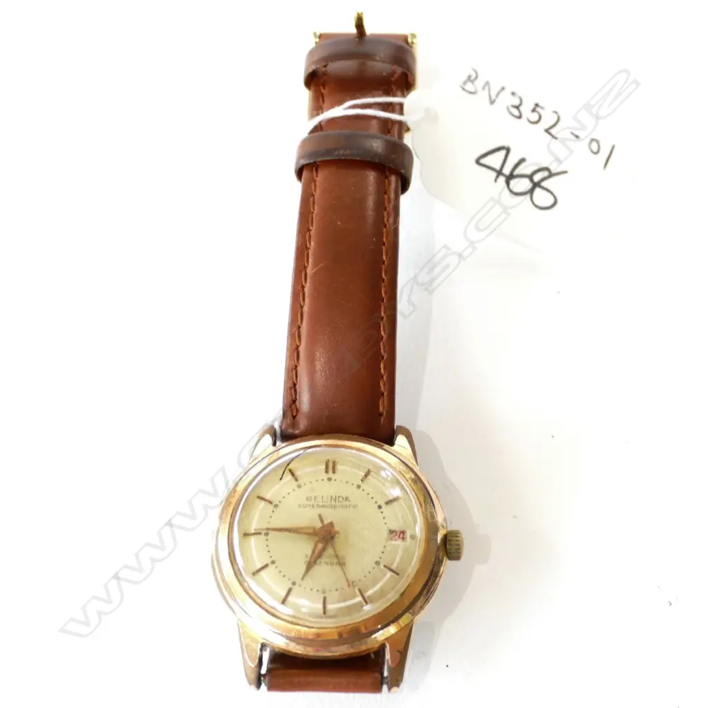 BELINDA SUPERAUTO WRISTWATCH C1950.  APPARENTLY WORKING  Image 1++