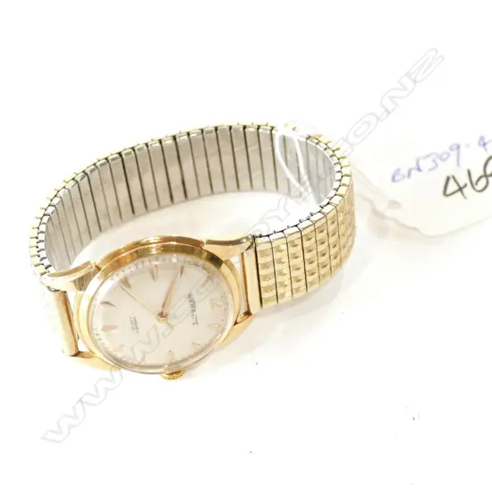 VINTAGE 18K GOLD (CASE 29GMS) WERMALUX WATCH