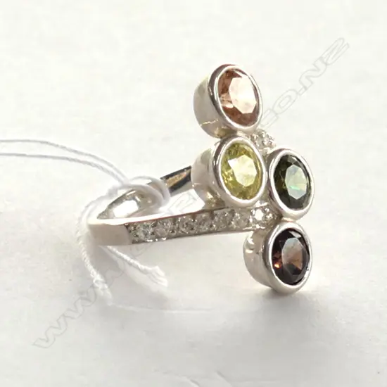COLOURED CZ RING (R1461)