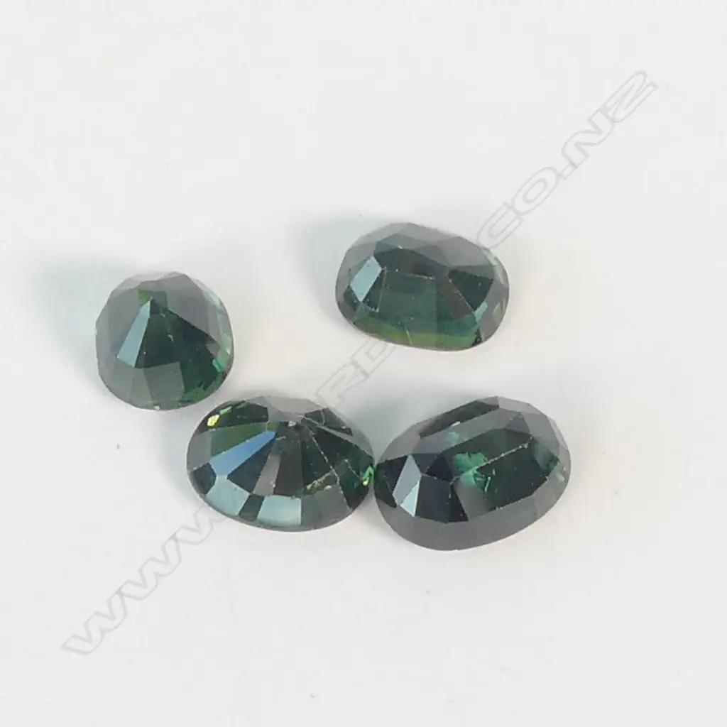 4 10CT FACETED SAPPHIRES Image 1++