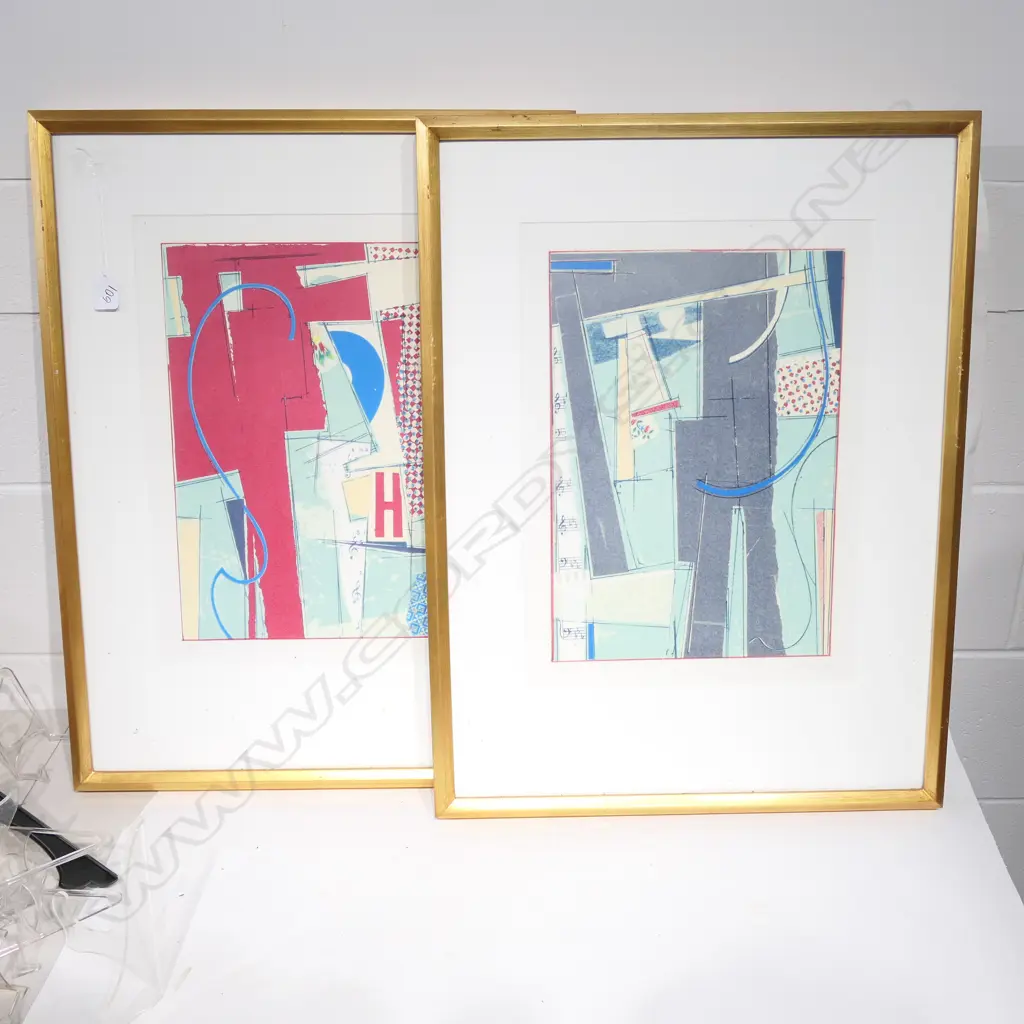 PR FRAMED SCREENPRINTS 9/83 BY CARL ? 670 X 510 Image 1++