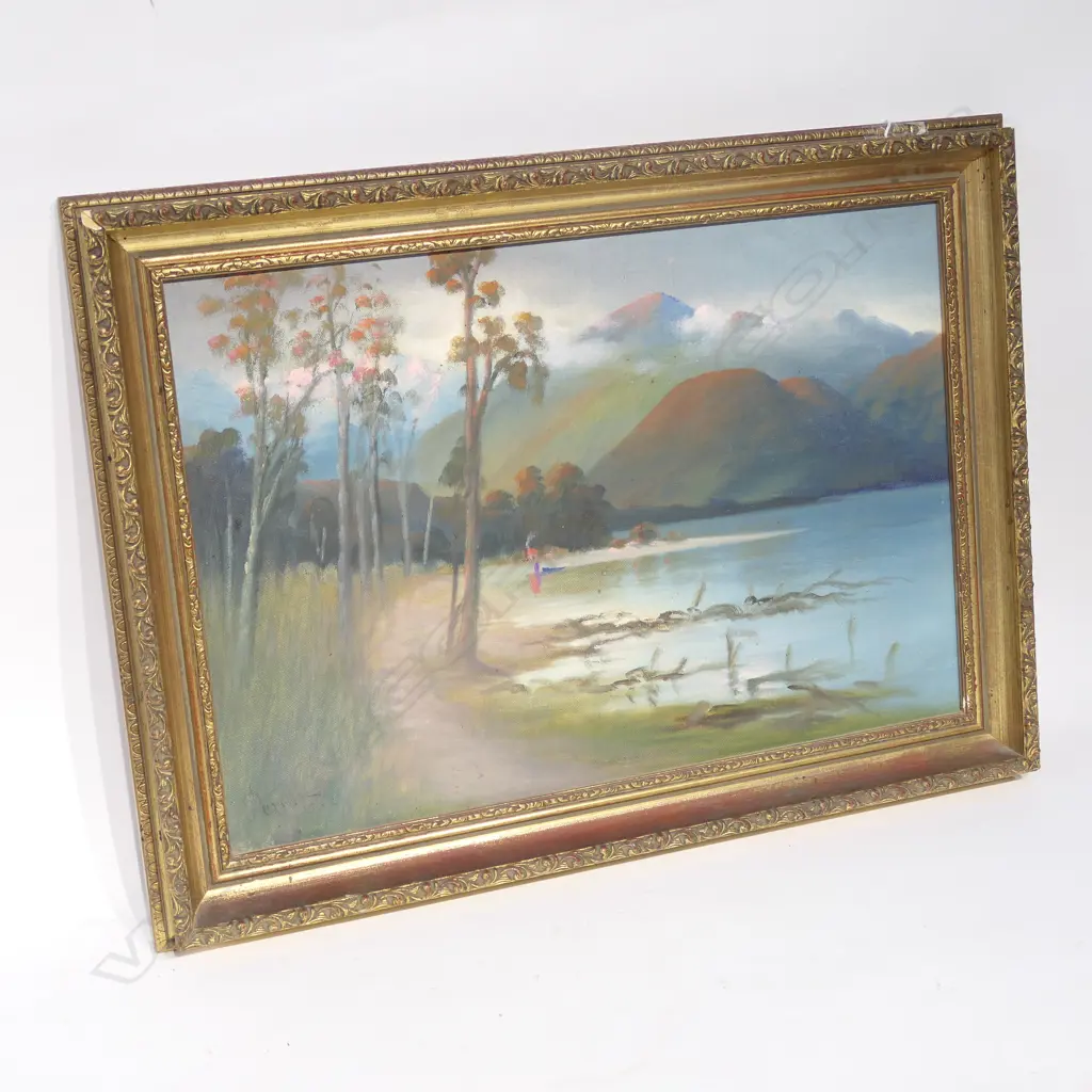 J D PERRET LAKE KAMEREI WEST COAST 1927 280 X 410 MM Image 1++