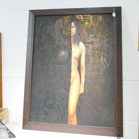 OIL ON CANVAS NUDE STUDY 1200 X 900 MM
