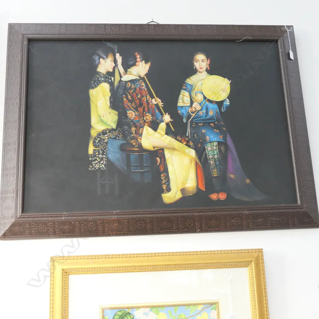 A/U OIL ON CANVAS 3 ORIENTAL WOMEN 1080 X 770 Image 1++