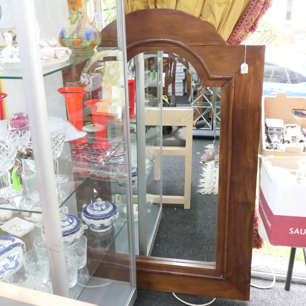 IMPRESSIVE HARDWOOD FRAMED WALL MIRROR H 1200 W600 Image 1++