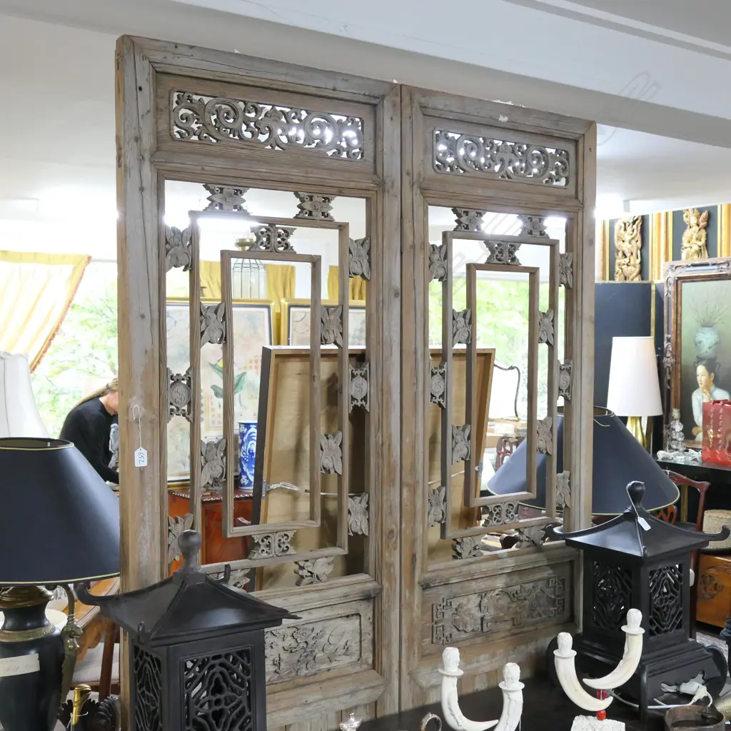 PR BALINESE 2-PANEL FOLDING SCREENS H. 2290MM Image 1++