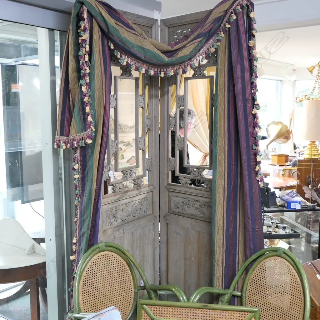 LOT OF TASSELED CURTAINS  (DOES NOT INCLUDE THE TASSEL CORDS) Image 1++