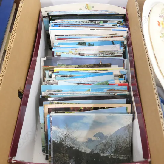 BOX OF POSTCARDS