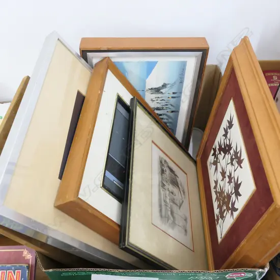 LOT ASST FRAMED ARTWORKS AND PRINTS