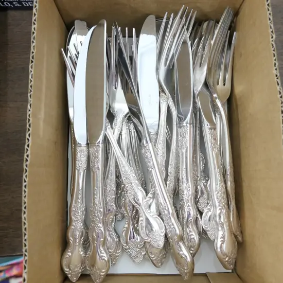 BOX OF RODD CUTLERY
