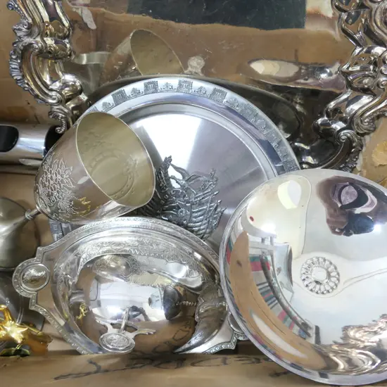 EP SALVER/BUTTER DISH/ETC