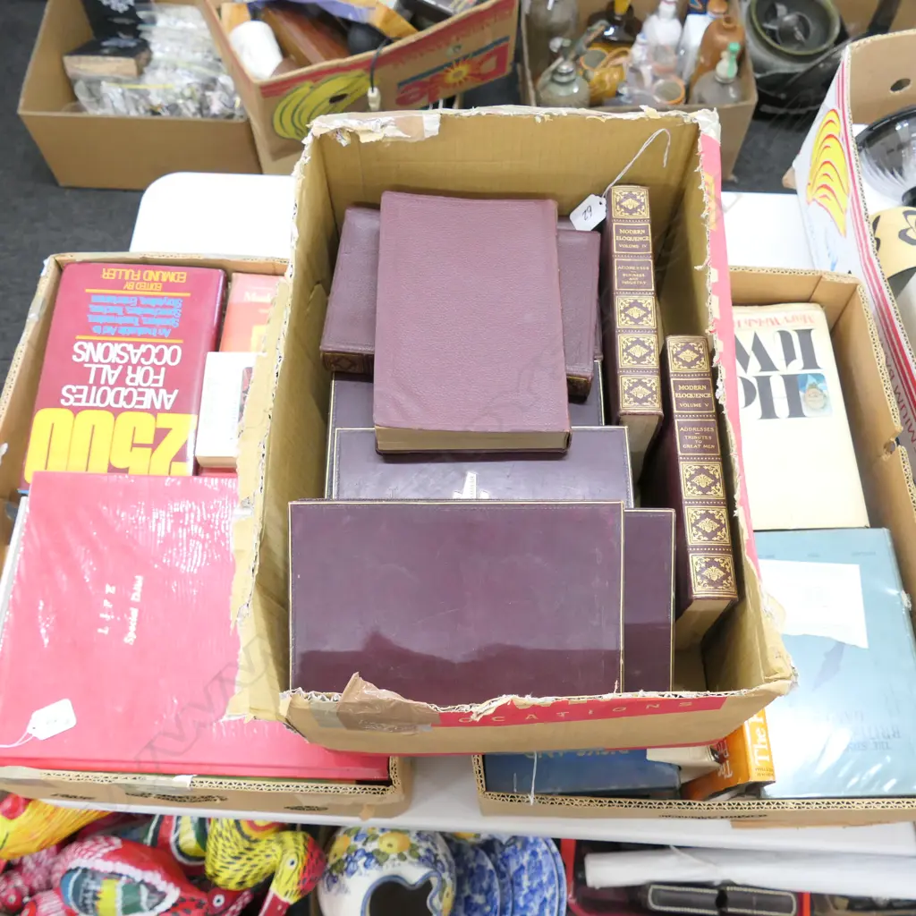 3 BOXES OF BOOKS Image 1++