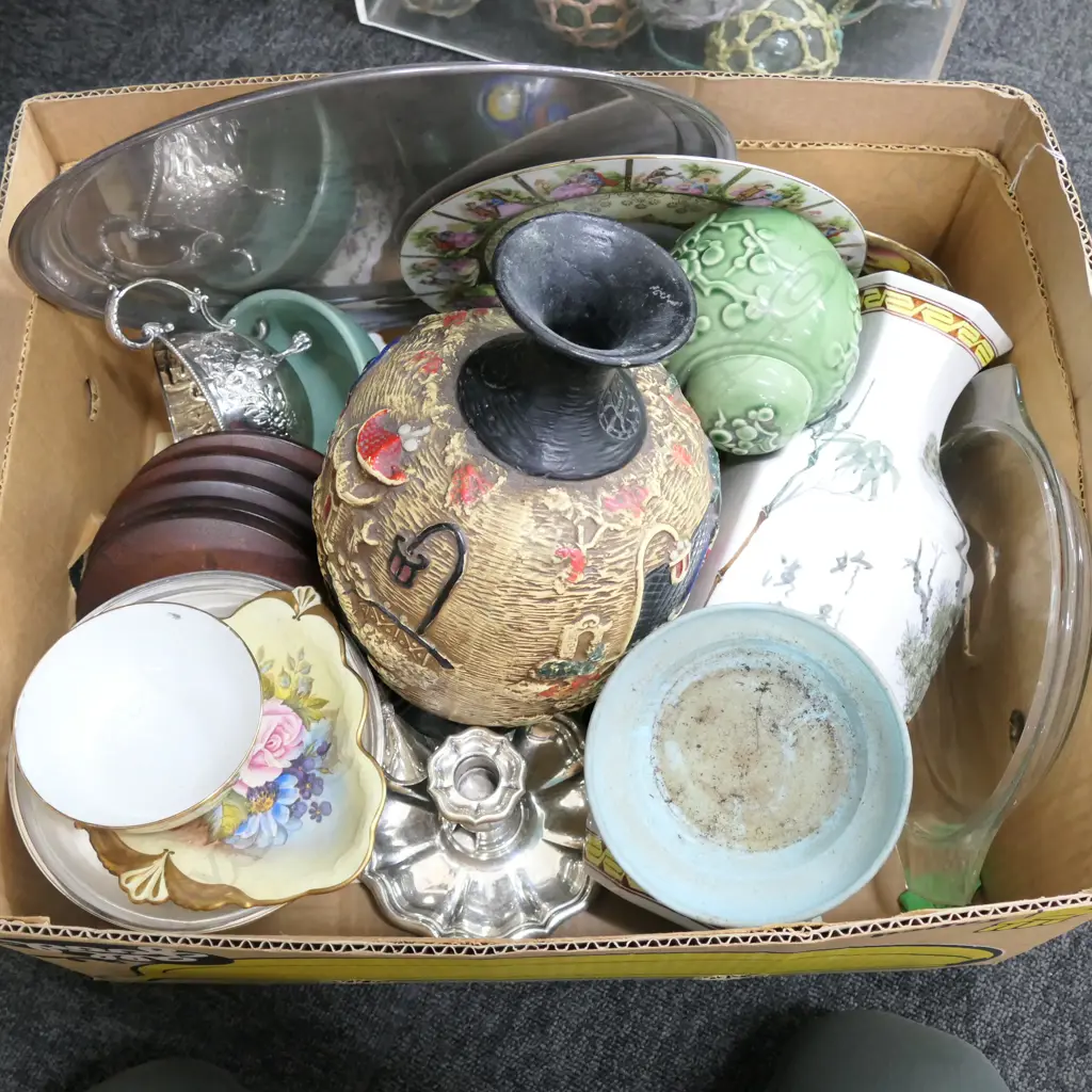 LOT ASST CHINA/EP WARE/GOURDA/ ANYSLEY ETC Image 1++