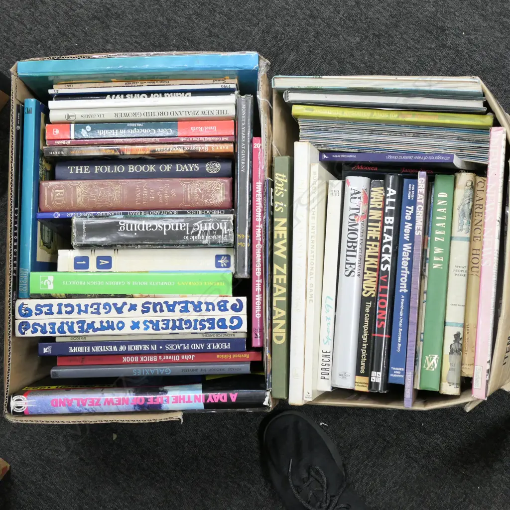 TWO BOXES ASST BOOKS Image 1++