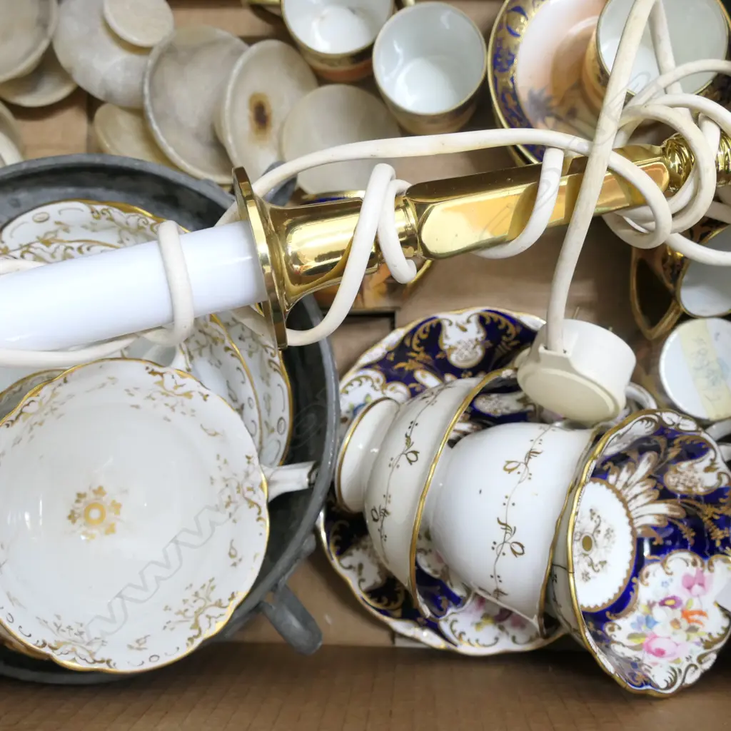 LOT 19TH TRIOS/NORITAKE/LAMP ETC  Image 1++