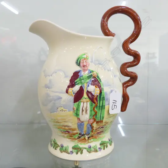 CROWN DEVON MUSICAL JUG 'I LOVE A LASSIE' (18397)