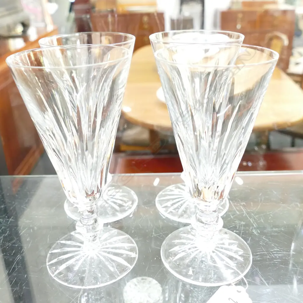 4 WATERFORD CRYSTAL GLASSES Image 1++