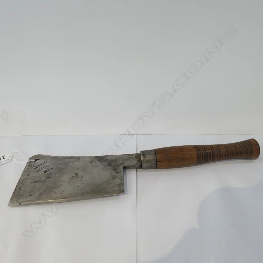 SHEFFIELD 'No1' CLEAVER TURNED HANDLE Image 1++