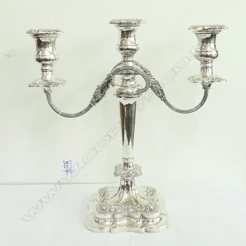 EP 3 BRANCH CANDELABRA H 350 MM  Image 1++